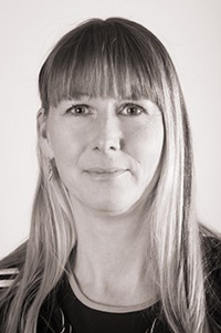 Bild på Lena Sjöström, arbetsledare.