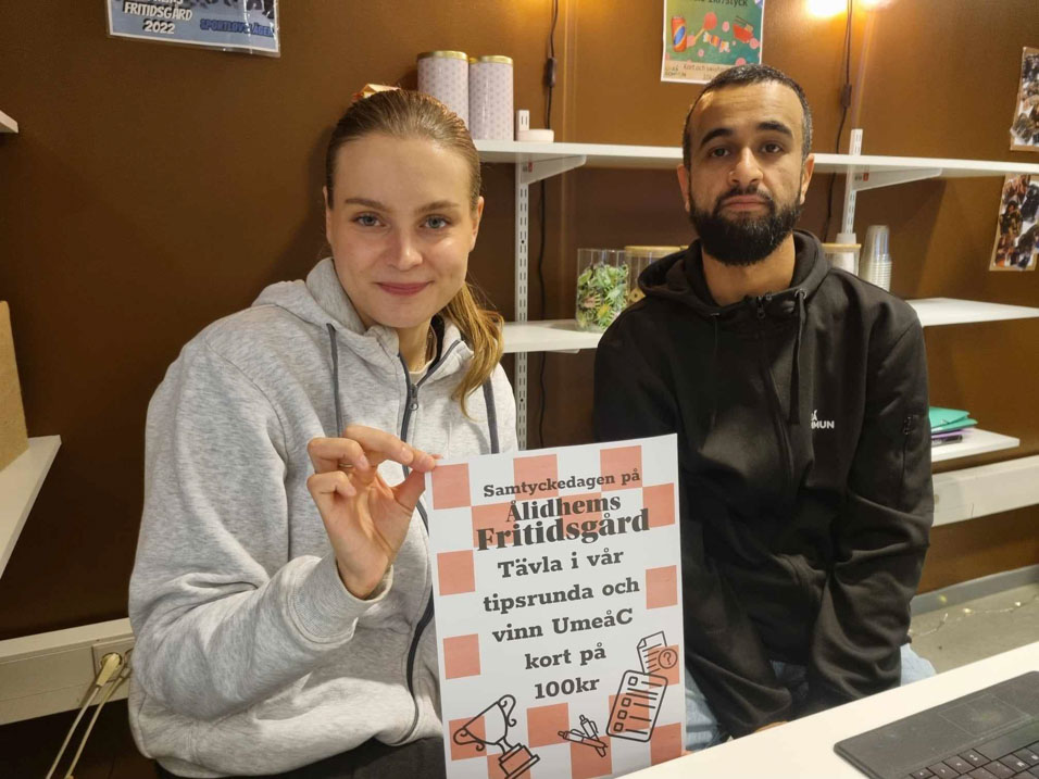 Representanter från fritidsgården.